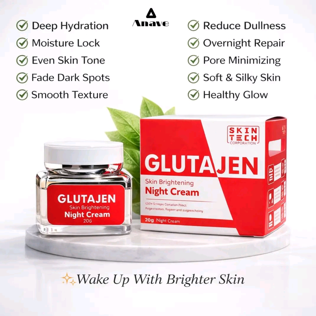 BSTI অনুমোদিত Glutajen Skin Brightening Night Cream
