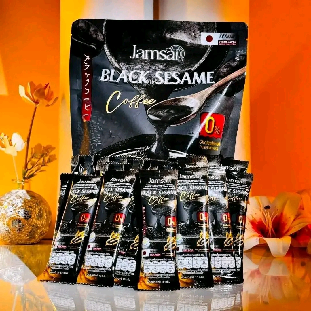 ☕🖤১ পিস  Black Sesame Coffee – স্বাস্থ্যসচেতনদের জন্য দারুণ একটি পছন্দ 🖤