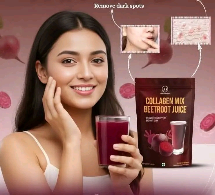 🥰 এক গ্লাসেই ফিট বডি + গ্লোয়িং স্কিন! ✨   🌿 Collagen Mix Beetroot Juice