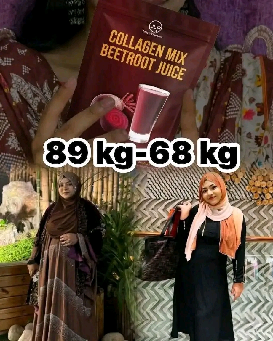 🥰 এক গ্লাসেই ফিট বডি + গ্লোয়িং স্কিন! ✨   🌿 Collagen Mix Beetroot Juice