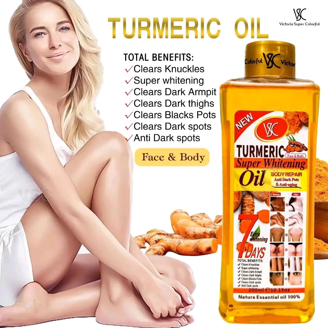 ১ পিস 🌸 Turmeric Super Whitening Oil🔥🔥